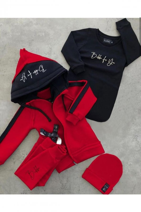 Erkek Çocuk  Eşofman Takımı kırmızı