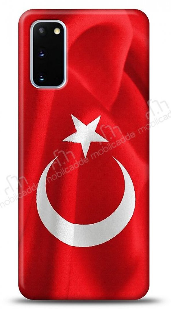Samsung Galaxy S20 Türk Bayrağı Kılıf