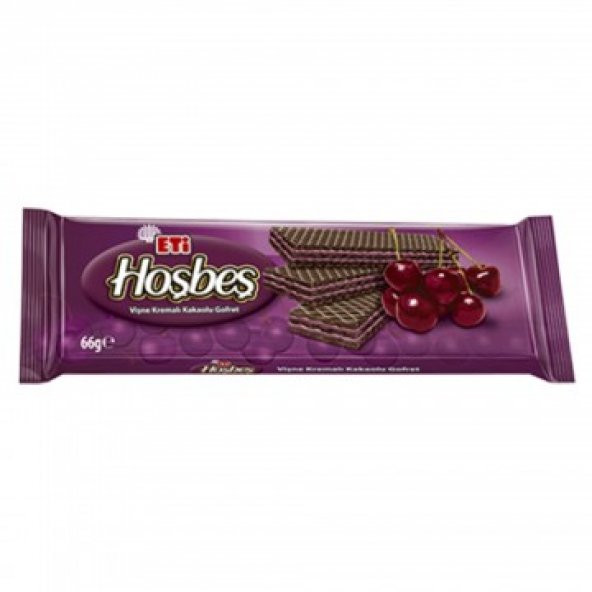 Eti Hoşbeş Vişne Kremalı Gofret 66 gr