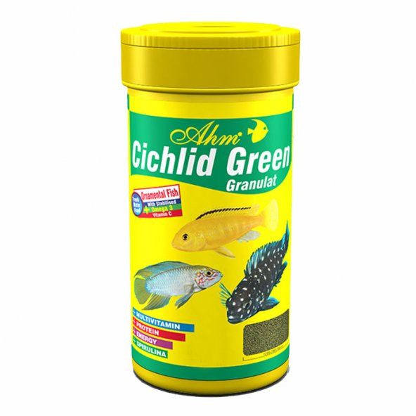 Ahm Cichlid Green Granulat 250 ml Skt: 06/2025