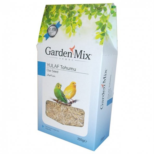 Garden Mix Platin Yulaf Tohumu Kuş Yemi 200 gr