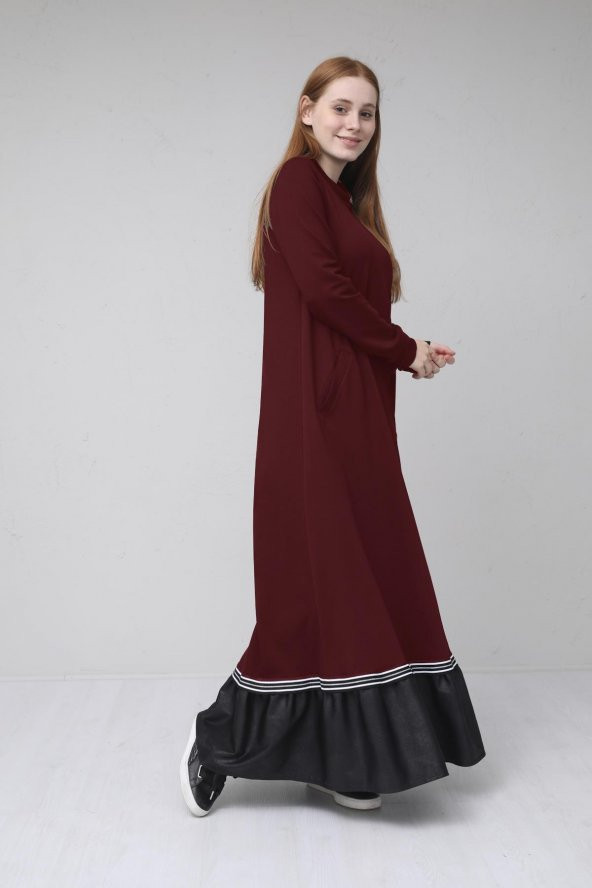 ELBİSE Bordo - 2