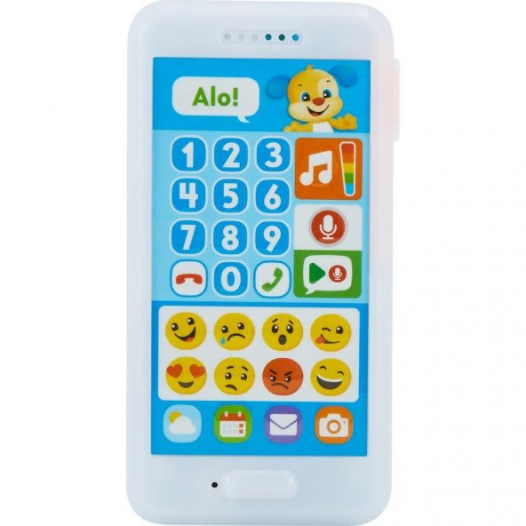 Fisher-Price Eğlen & Öğren İnteraktif Akıllı Telefon (Türkçe) Emojili FPR25 - 1