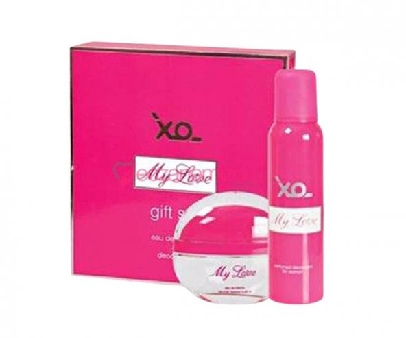XO My Love Set 100 ml EDT Kadın Parfüm + 150 ml Deodorant Set
