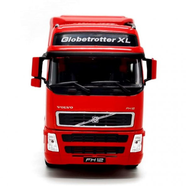Welly 1:32 Metal Volvo FH12 Model Tır Kafası 4 Teker Kırmızı 32630S-W - 4