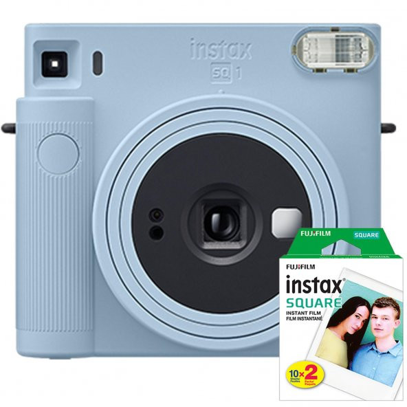 ujifilm İnstax SQ1 Fotoğraf Makinesi + 20 Lİ FİLM (mavi)