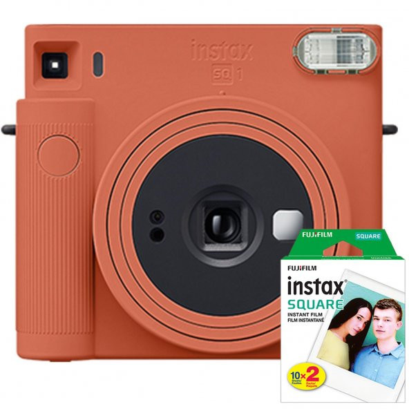Fujifilm İnstax SQ1 Fotoğraf Makinesi + 20 Lİ FİLM (TURUNCU)