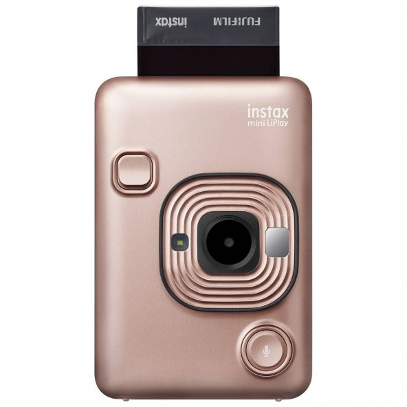 Fujifilm Instax Mini LiPlay Şipşak Fotoğraf Makinesi +20 li film (BLUSH GOLD) - 2