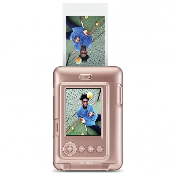 Fujifilm Instax Mini LiPlay Şipşak Fotoğraf Makinesi +20 li film (BLUSH GOLD) - 3