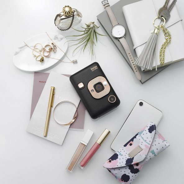 Fujifilm Instax Mini LiPlay Şipşak Fotoğraf Makinesi +20 li film (ELEGANT BLACK) - 7