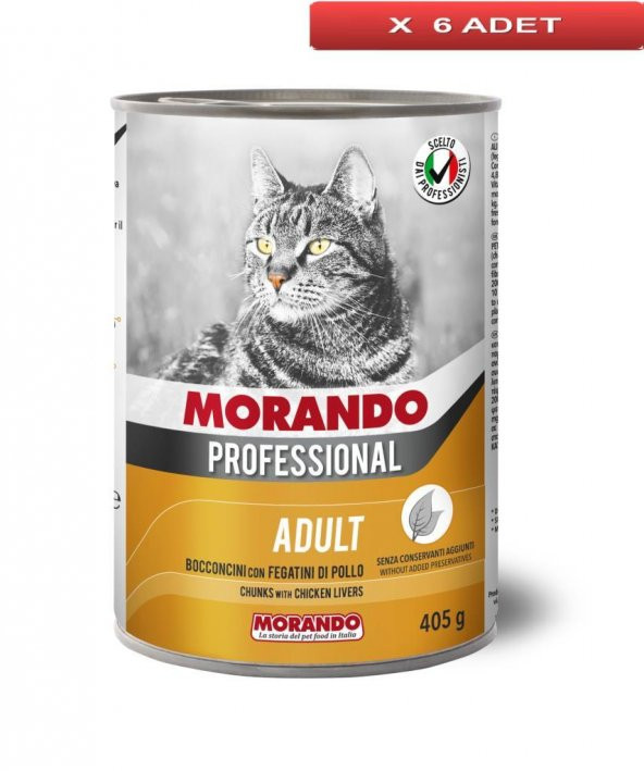 Miglior Gatto Professional Tavuk Ciğerli Kedi Konservesi 405 gr (6 ADET)