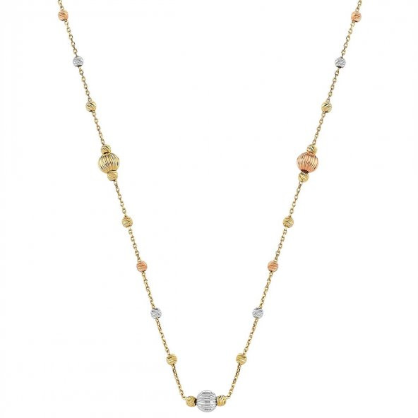 Pirnus Diamond - Altın Kolye - 14 Ayar Gramı 3,21