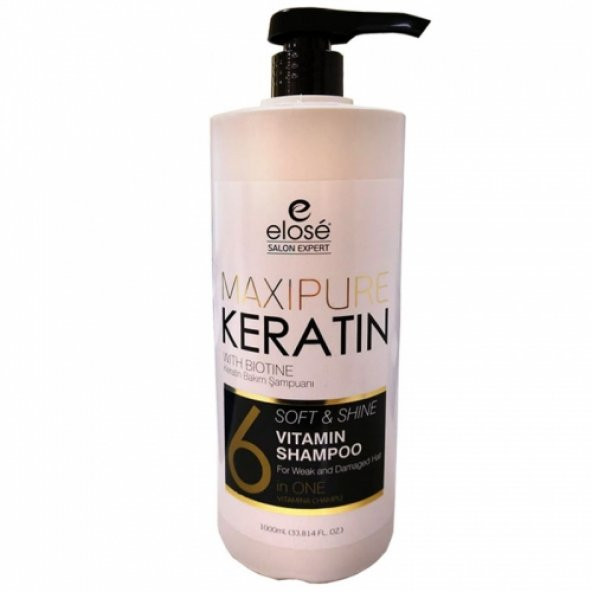Elose Salon Expert Keratin & Biotin Bakım Şampuanı 1000 ml