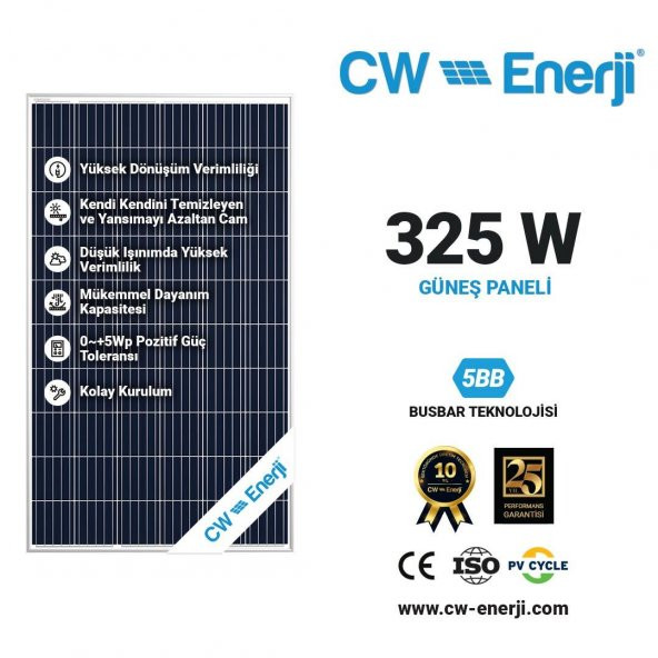 Cw 325 Watt Güneş Paneli 60PM - 2