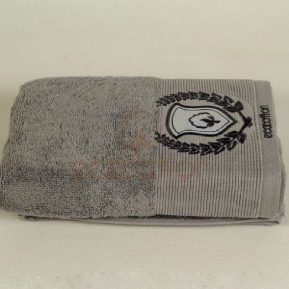 Ecocotton Organik Pamuk Havlu - Arms Gri 80x150