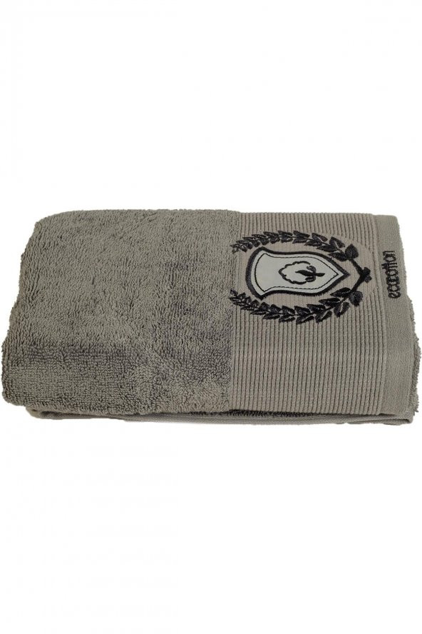 Ecocotton Organik Pamuk Havlu - Arms Gri 80x150 - 2
