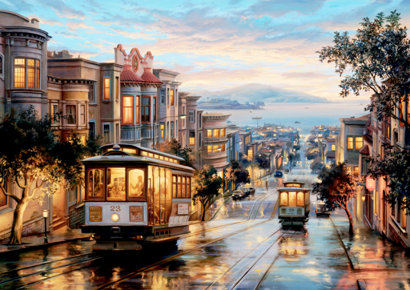 Anatolian Puzzle 1500 Parça San Francisco Sokakları
