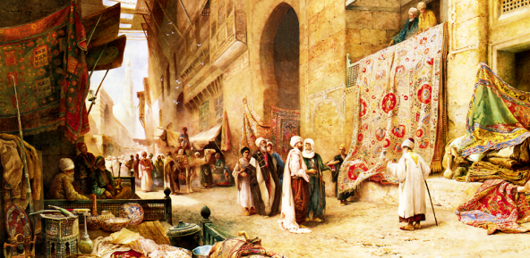 Anatolian Puzzle 1500 Parça Kahirede Halı Pazarı