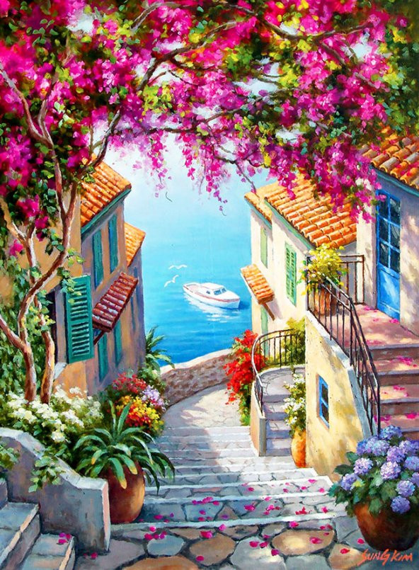 Anatolian Puzzle 1000 Parça Kıyı Merdivenleri - 1