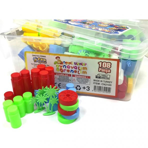 Can Oyuncak Büyük LEGO 108 Parça Plastik Kutulu- CN2105