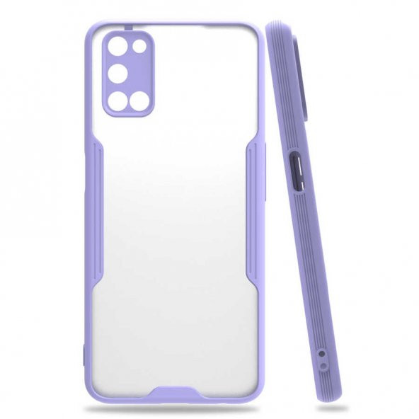 Oppo A92 Kılıf Zore Parfe Kapak - 3