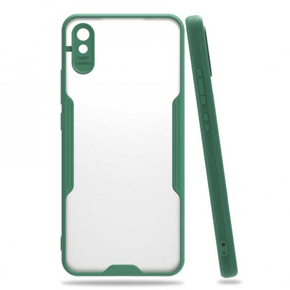 Xiaomi Redmi 9A Kılıf Zore Parfe Kapak - 4