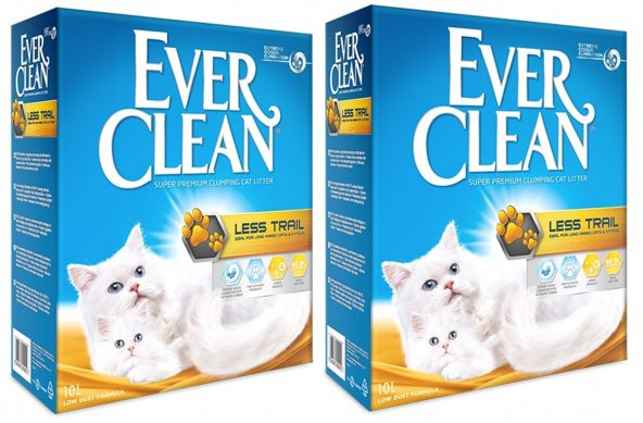 Ever Clean Litterfree Paws Patilere Yapışmayan Kedi Kumu 10 L (2 ADET)