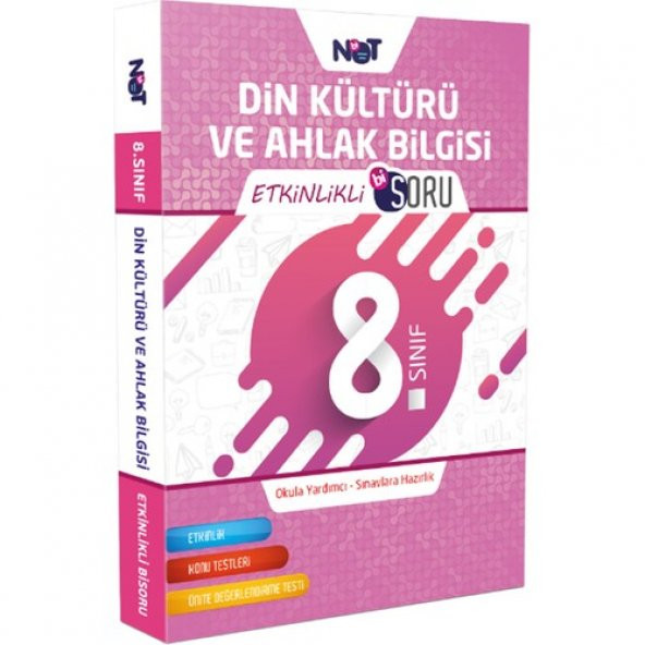 Binot Yayınları 8. Sınıf Din Kültürü Ve Ahlak Bilgisi Etkinlikli Bi Soru Bankası