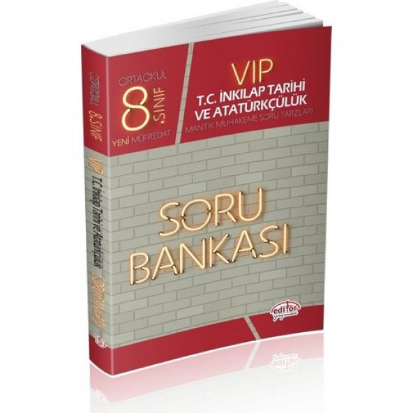 Editör Yayınları 8. Sınıf Lgs Vip T.C. İnkılap Tarihi Ve Atatürkçülük Soru Bankası