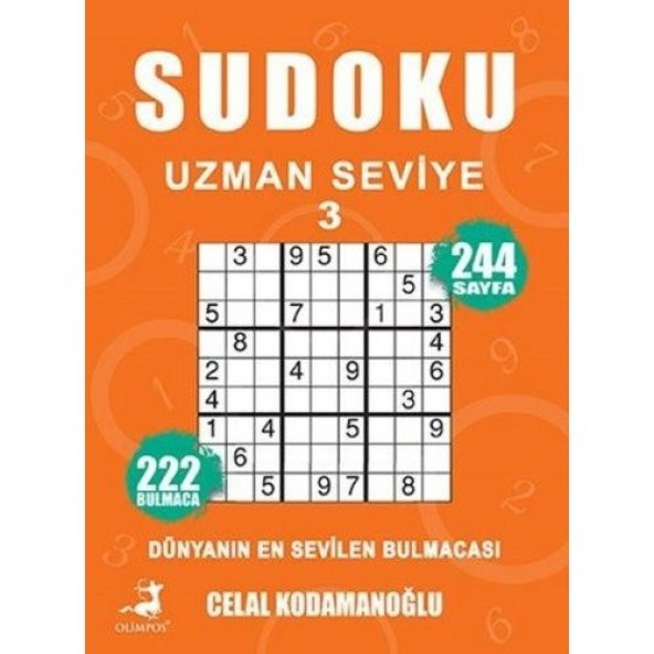 Sudoku 3 - Uzman Seviye - Bertan Kodamanoğlu - Olimpos Yayınları