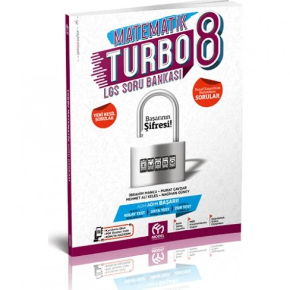 Model Eğitim Yayınları 8. Sınıf Matematik Turbo Lgs Soru Bankası