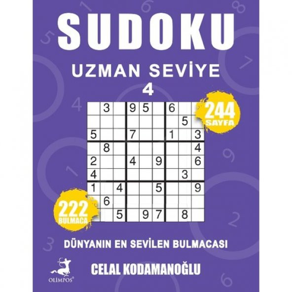 Sudoku Uzman Seviye - 4 - Celal Kodomanoğlu - Olimpos Yayınları