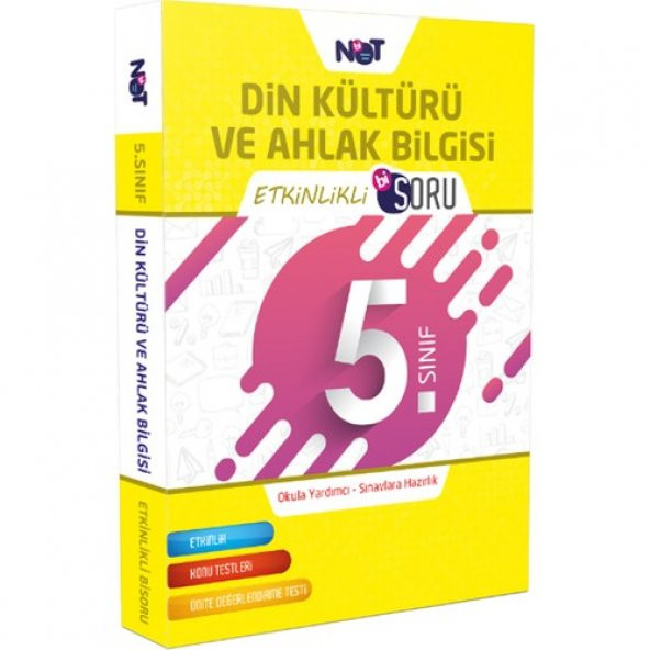 Binot Yayınları 5. Sınıf Din Kültürü Ve Ahlak Bilgisi Etkinlikli Bi Soru Bankası