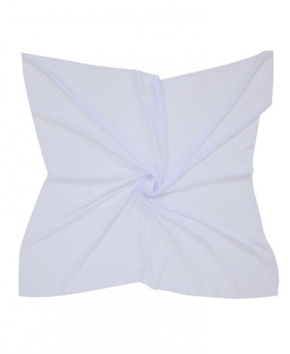 Pamuklu Dikişsiz İç Tülbent Yazma 90x90 cm.