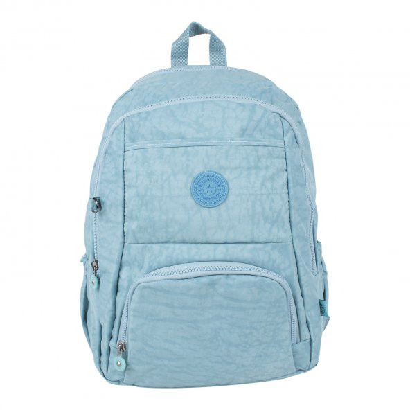 Bagacar Urban 2027 Klınkır Kumaş Unisex Sırt Çantası Turkuaz - 3