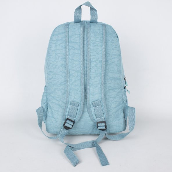 Bagacar Urban 2027 Klınkır Kumaş Unisex Sırt Çantası Turkuaz - 4