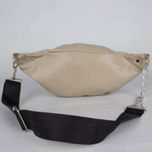 Bagacar 2021 Çapraz Göğüs Çantası ve Bel Çantası Bej - 4