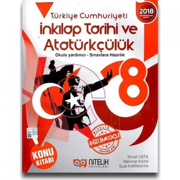 Nitelik Yayınları 8. Sınıf T.C. İnkılap Tarihi Ve Atatürkçülük Okula Yardımcı Konu Kitabı