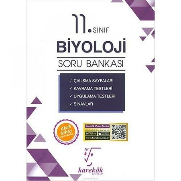 Karekök Yayınları 11. Sınıf Biyoloji Soru Bankası