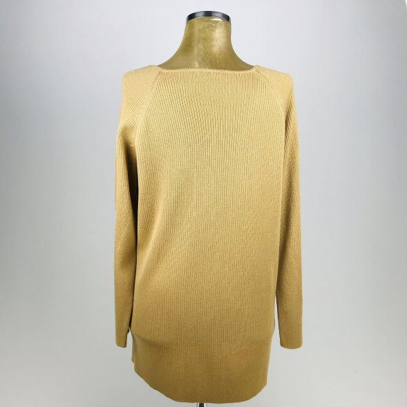 SNY Dantel Yaka Kahverengi Tiftik Keçisi Yünü Bayan Hırka - 3