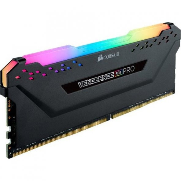 Corsair Vengeance RGB PRO Siyah 8GB 3600MHz CMW8GX4M1Z3600C18 CL18 DDR4 Single Kit Pc Ram - 1