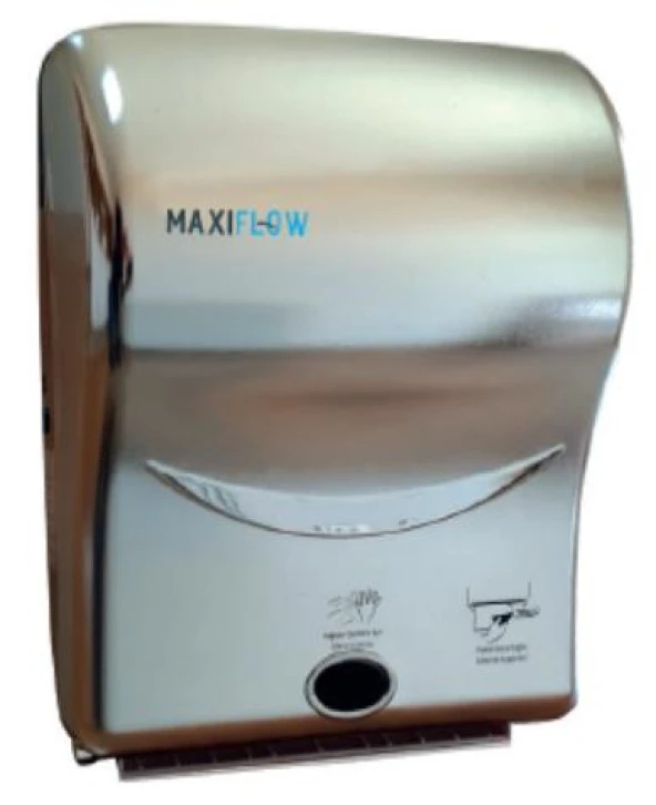 Otomatik Fotoselli Kağıt Havlu Verici Wc Kağıtlık Maxiflow Krom Kaplama Kapak