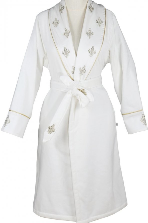 Ecocotton Organik Pamuk Aile Bornoz Seti - Aslışah Krem-Krem 10 Parça - 2