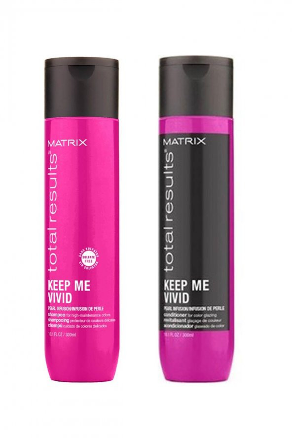 Matrix Keep Me Vivid Renk Koruması Şampuan 300ML+Saç Kremi 300ML