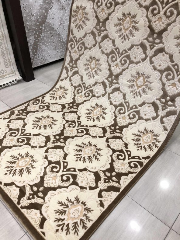 Saray Halı 3B 11255 J-1 Bej 150x230 Krem 4 M2 Halı ! - 10