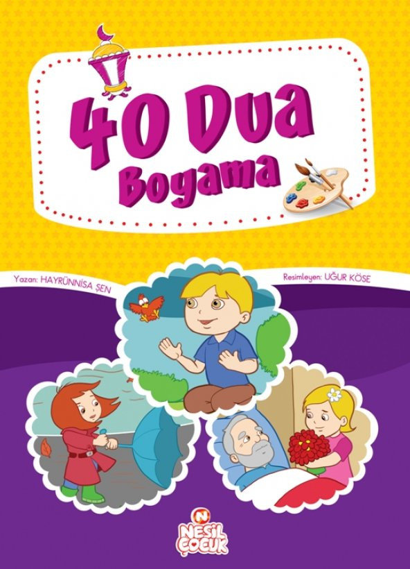 Nesil Çocuk Yayınları 40 Dua Boyama Kitabı