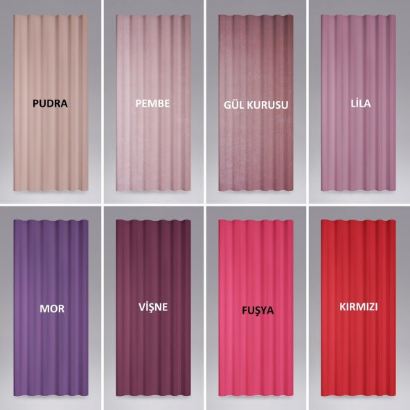 Soysaraç Microsoft Pilesiz Fon Perde 140x260 (35 Farklı Renk) - 8