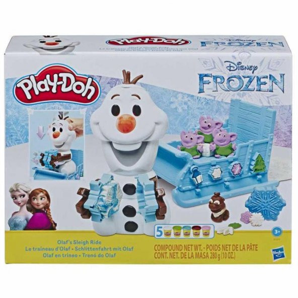 Hasbro Play Doh Disney Frozen Olafın Kızağı E5375