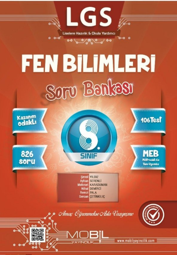 Mobil 8. Sınıf Fen Bilimleri Soru Bankası - 1