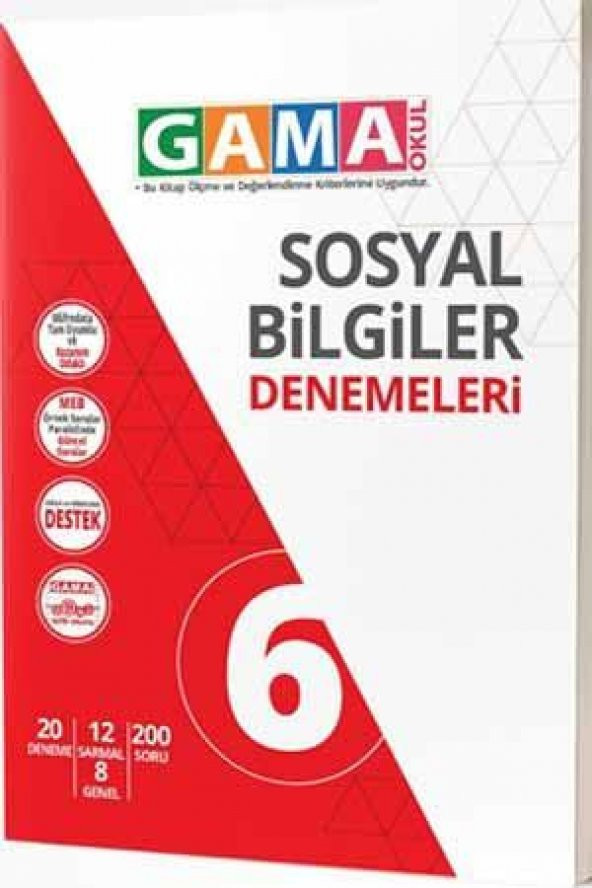 Gama 6. Sınıf Sosyal Bilgiler Denemeleri